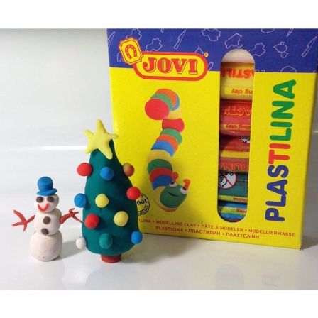 Jovi Estuche de Plastilina de 6 Barras de Colores Surtidos